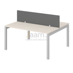 Мебель для персонала Станция рабочая с перегородкой ПК-ТНА-СР140Х120Н2/АЖ 2