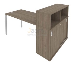 Мебель для персонала Стол письменный с опорным шкафом-купе Б.РС-СШК-3.3