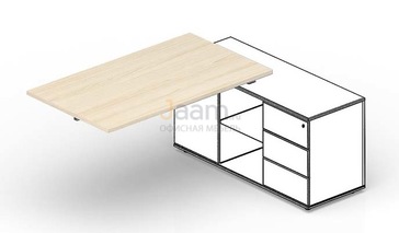 Мебель для персонала Стол для крепления к сервисной опорной тумбе STPS168FU