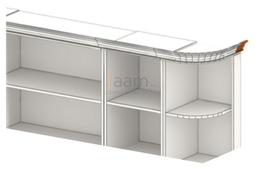 Кабинет руководителя Карниз ПК-ВР-КР9х8