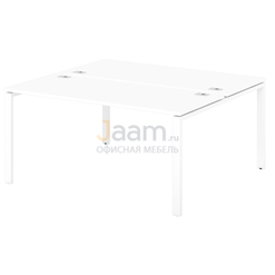 Мебель для персонала Стол-тандем на металлокаркасе S-43