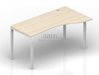 Мебель для персонала Стол "Волна" правый(1 громмет) STG149DV