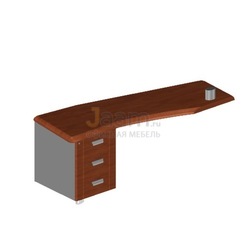 Кабинет руководителя Тумба с левым топом к столу СТ-1.6