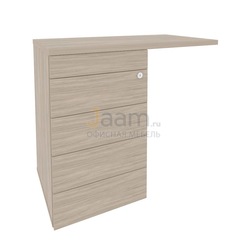 Мебель для персонала Офисная тумба приставная универсальная O.TPU-4 TIP