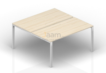 Мебель для персонала Составной стол на 2 рабочих места (меламиновые аутлеты) ST2TM148