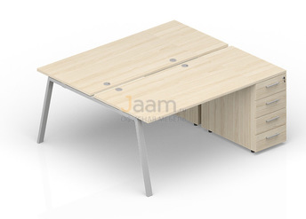 Мебель для персонала Составной стол с приставными тумбами (4 громмета) AR2TPG128N072
