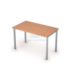 Мебель для персонала Стол прямолинейный на металлических опорах 2М.108