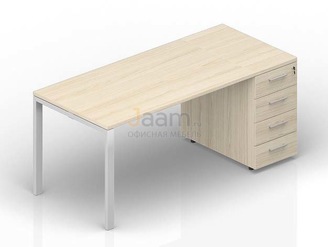Мебель для персонала Стол с приставной тумбой STTPS168N072