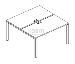 Мебель для персонала Рабочая станция на металлокаркасе UNO Б1 171 БП