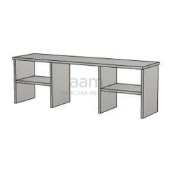 Мебель для персонала Полка настольная без задней стенки ПФ001