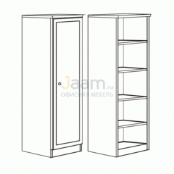 Мебель для гостиниц Офисный шкаф правый R6706